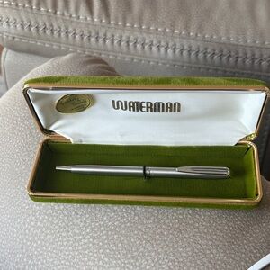 Waterman Classic Slim Ballpoint Pen in Silver